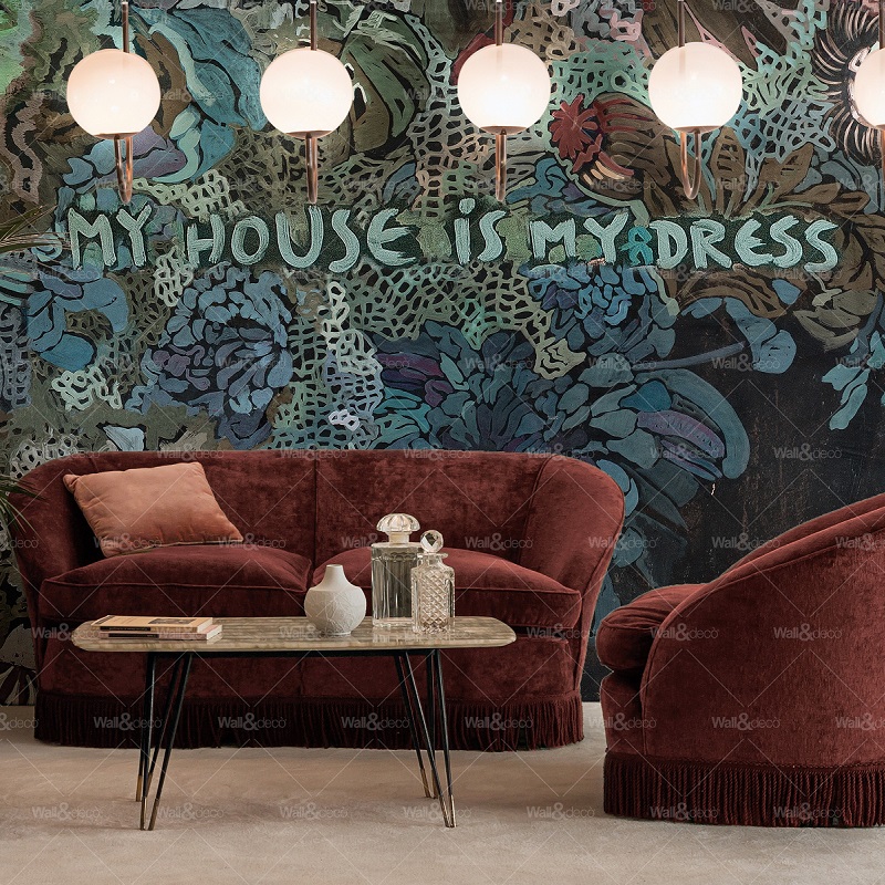 My house is my dress Tapete Lohmüller licht & wohnen e.K.